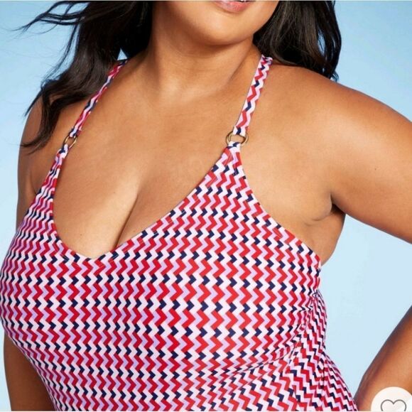 Kona SOL Gold Rings Accent, Tie Back Swimsuit - Picture 3 of 3